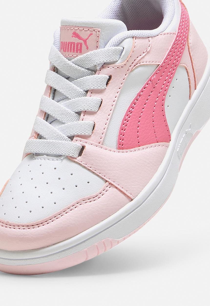 PUMA - Puma rebound v6 lo ac ps - puma white-fast pink-whisp of pink