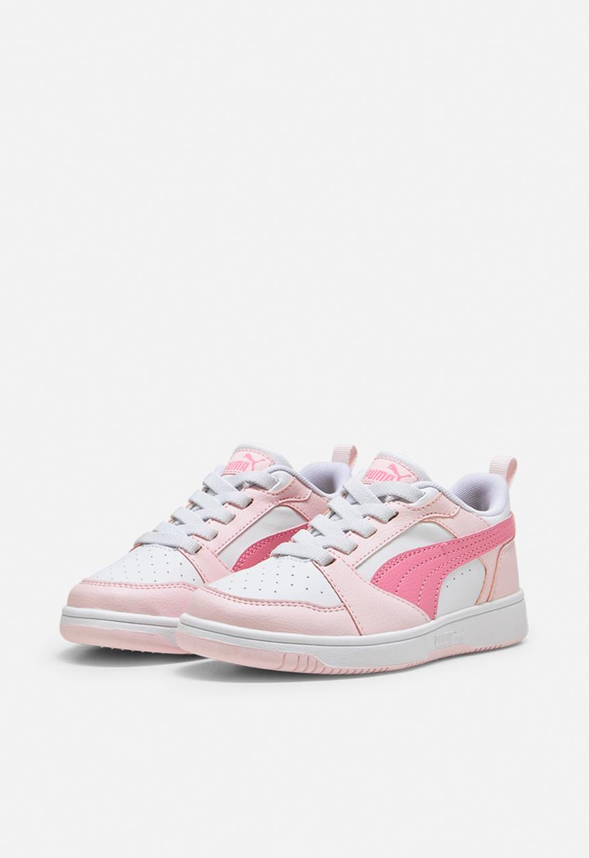 PUMA - Puma rebound v6 lo ac ps - puma white-fast pink-whisp of pink