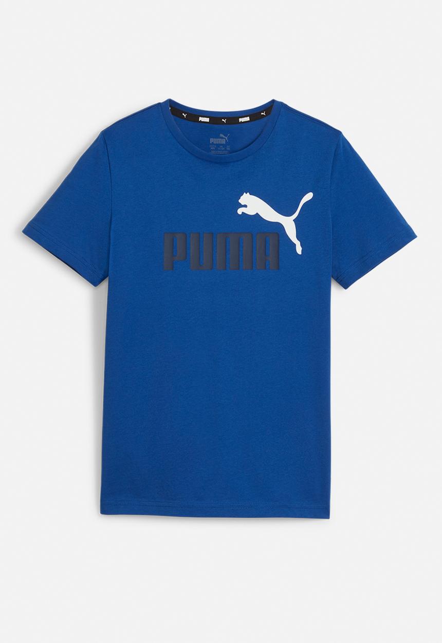 PUMA - Ess+ 2 col logo tee b - cobalt glaze