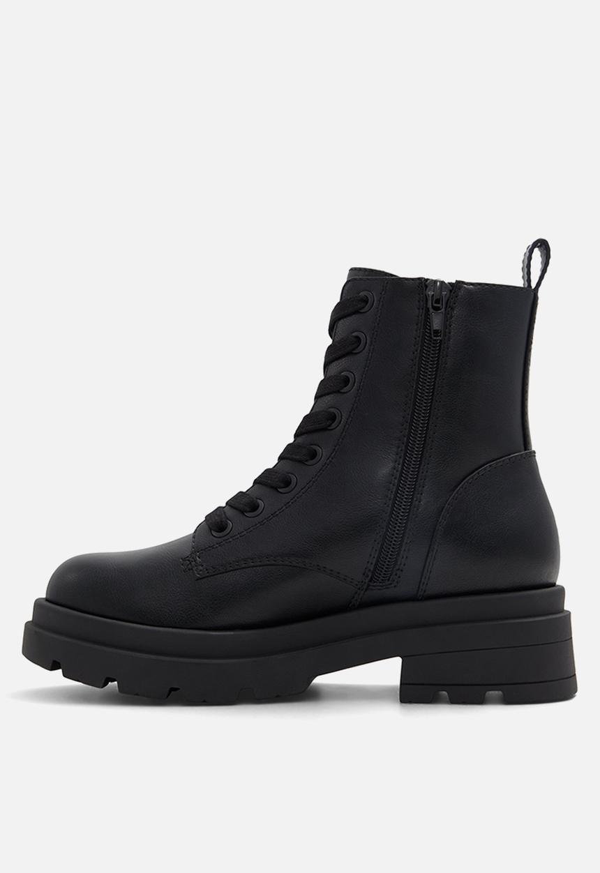 Call It Spring - Hudsyn lace up boot - black