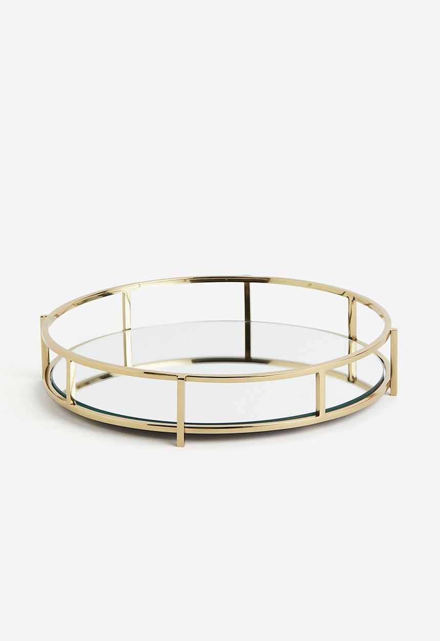 H&M - Mirror tray - gold