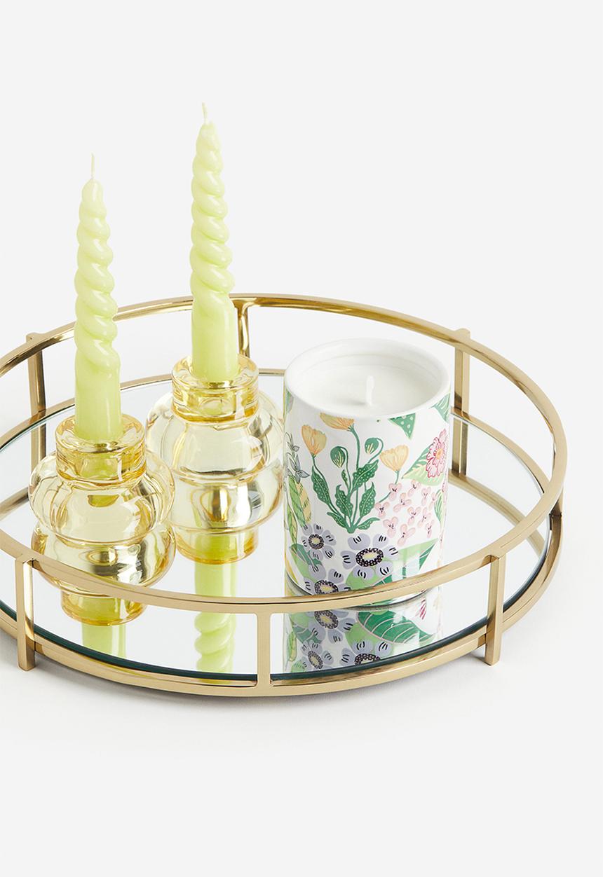 H&M - Mirror tray - gold