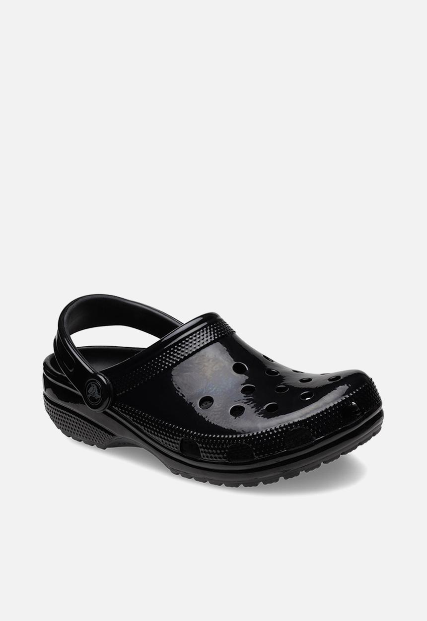 Crocs - Classic high shine clog k - black