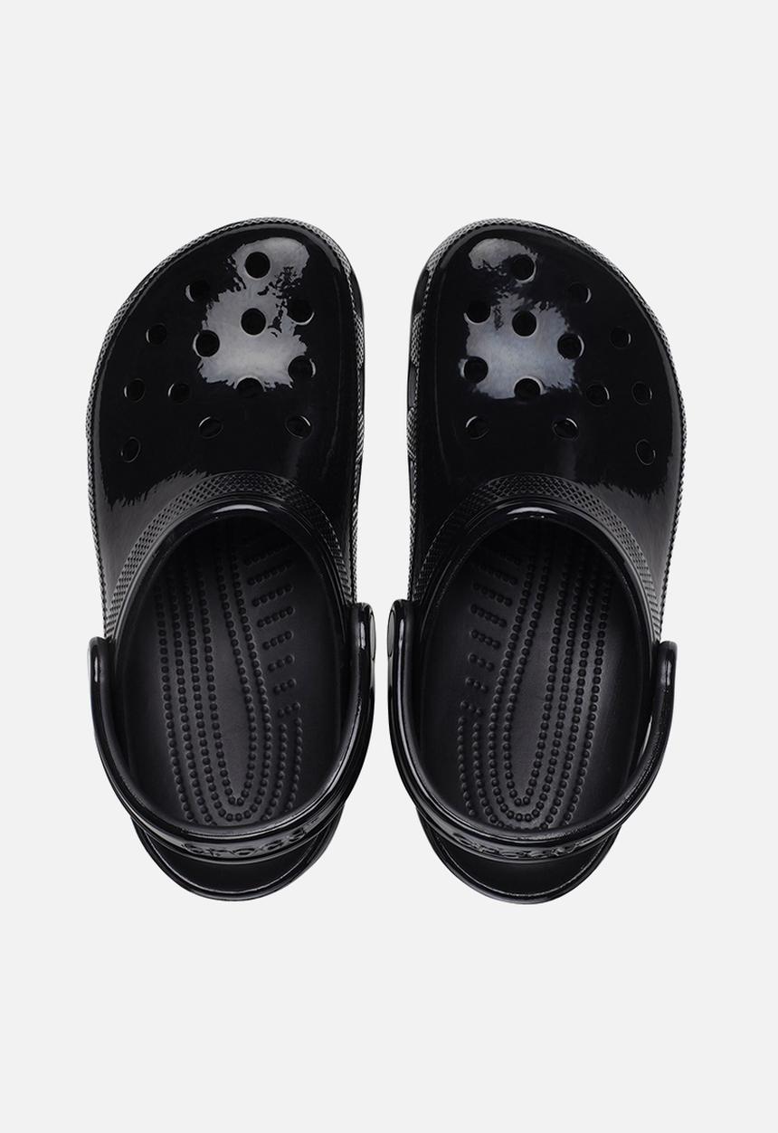Crocs - Classic high shine clog k - black