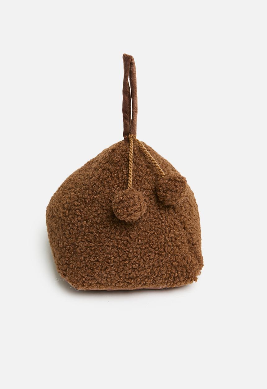 H&S - Teddy doorstopper - brown