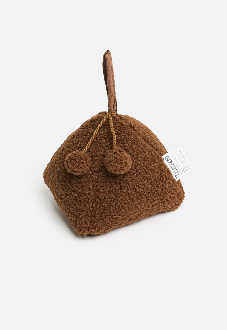 H&S - Teddy doorstopper - brown