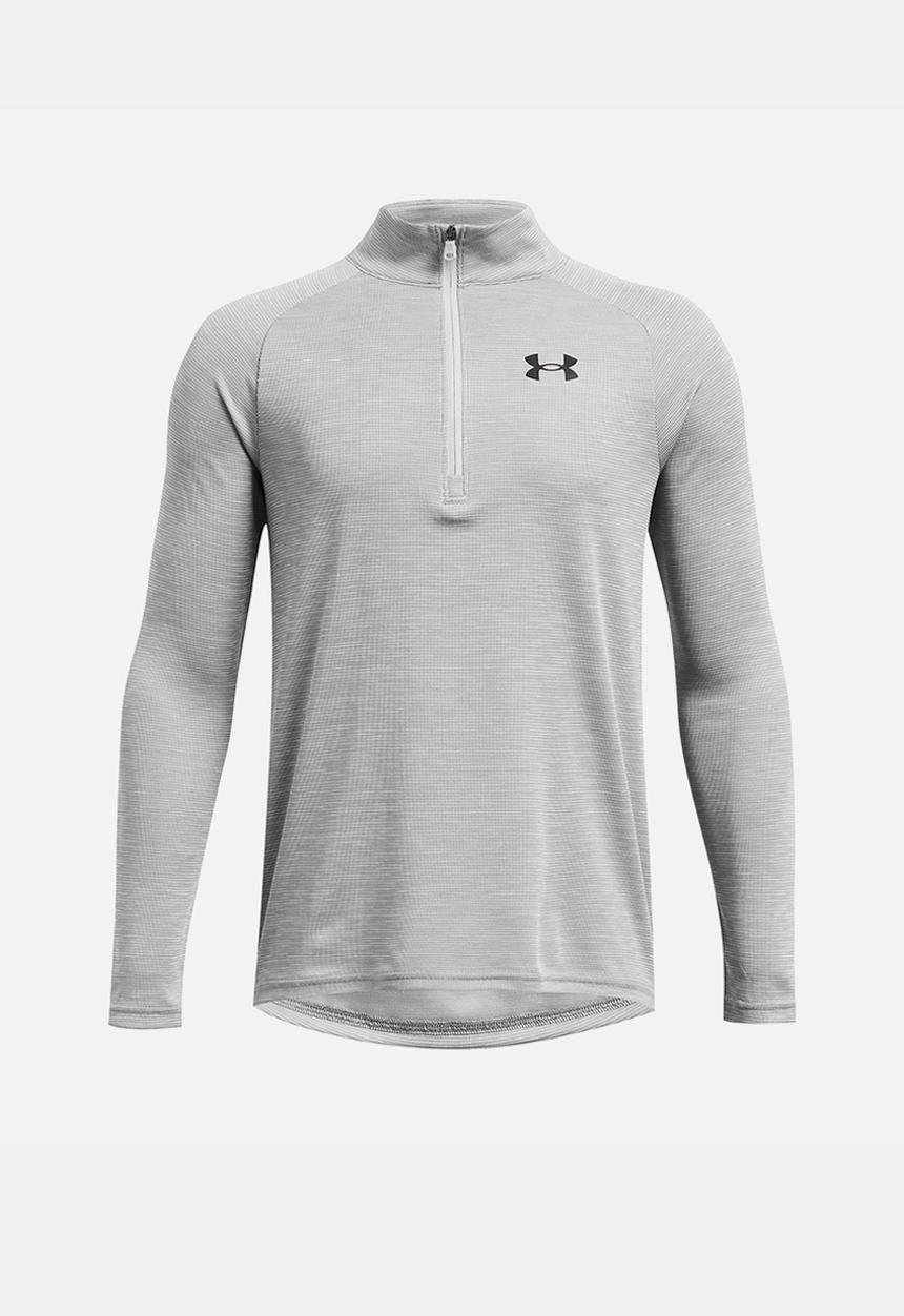 Under Armour - Ua Tech Textured 1/2 Zip - Mod Gray/Black