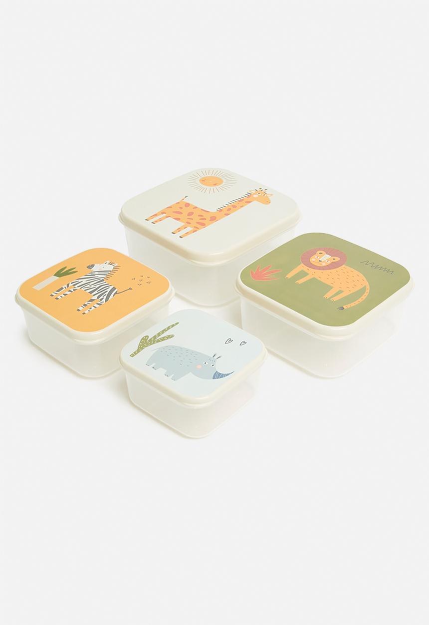 H&S - Jungle storage box set of 4 - multi