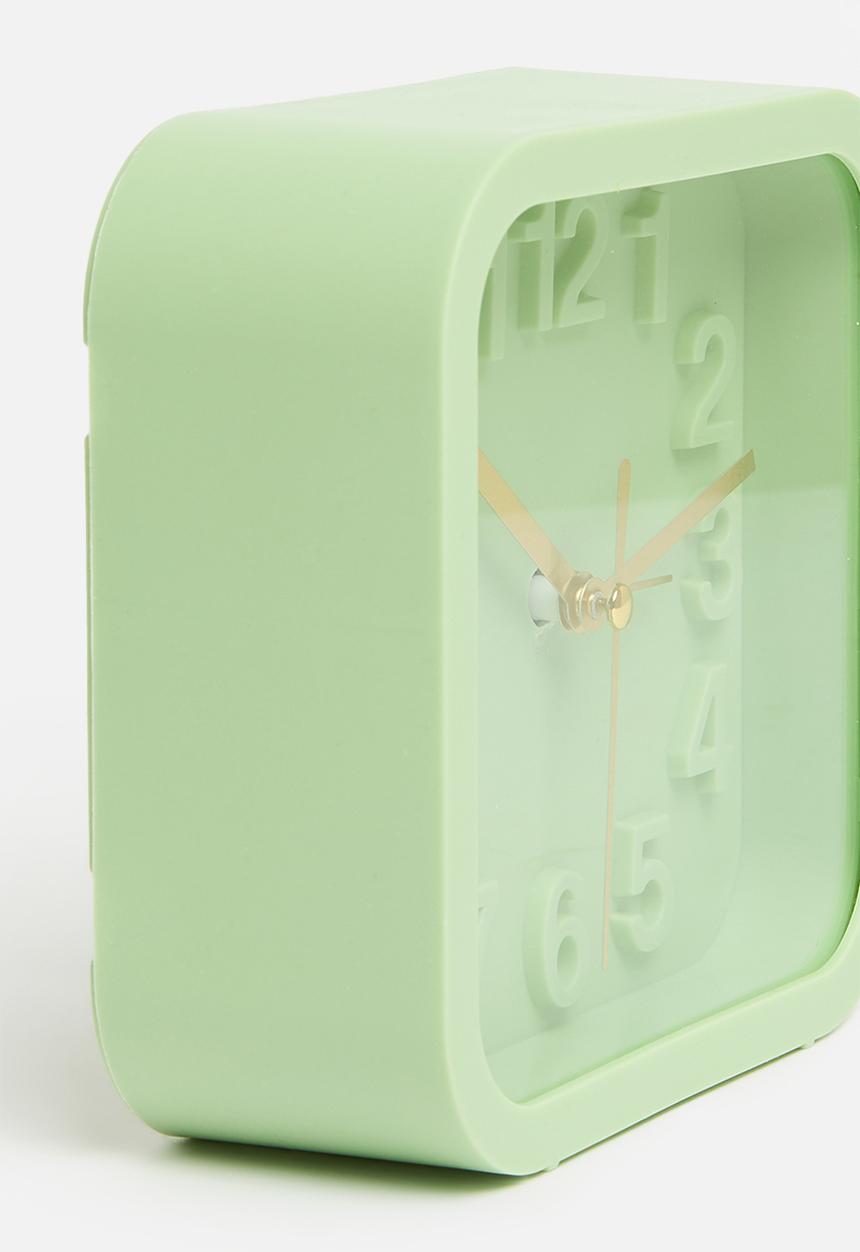 H&S - Pop alarm clock - green