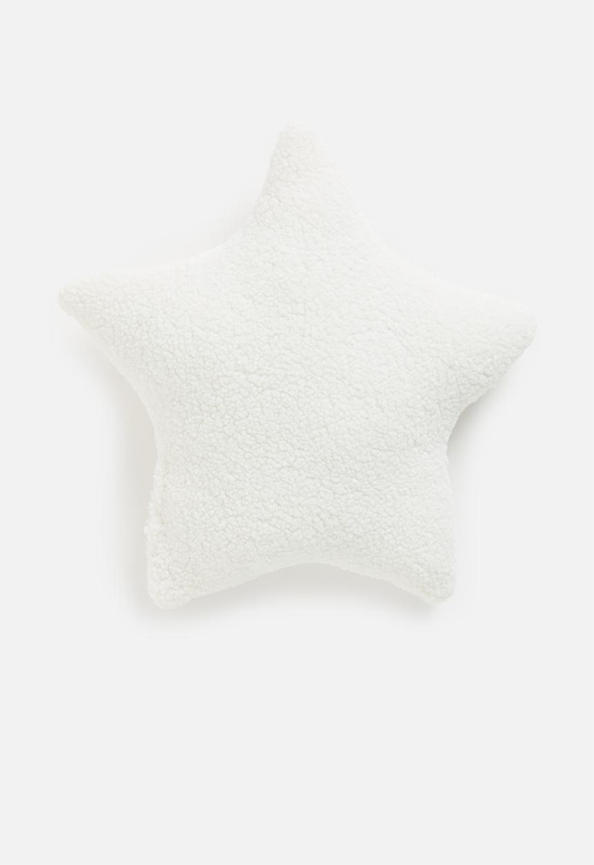 H&S - Star cushion - white