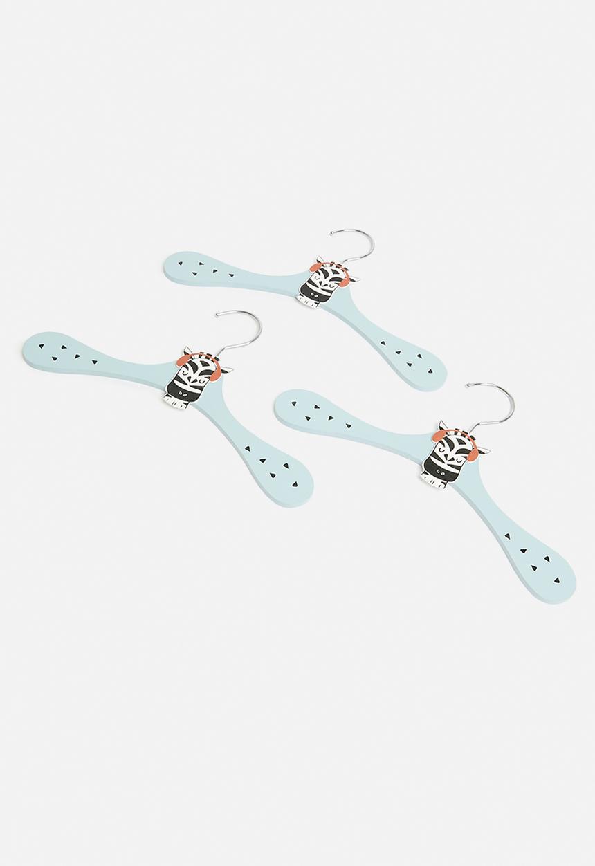 Storage Solutions - 3 pcck hanger set - zebra