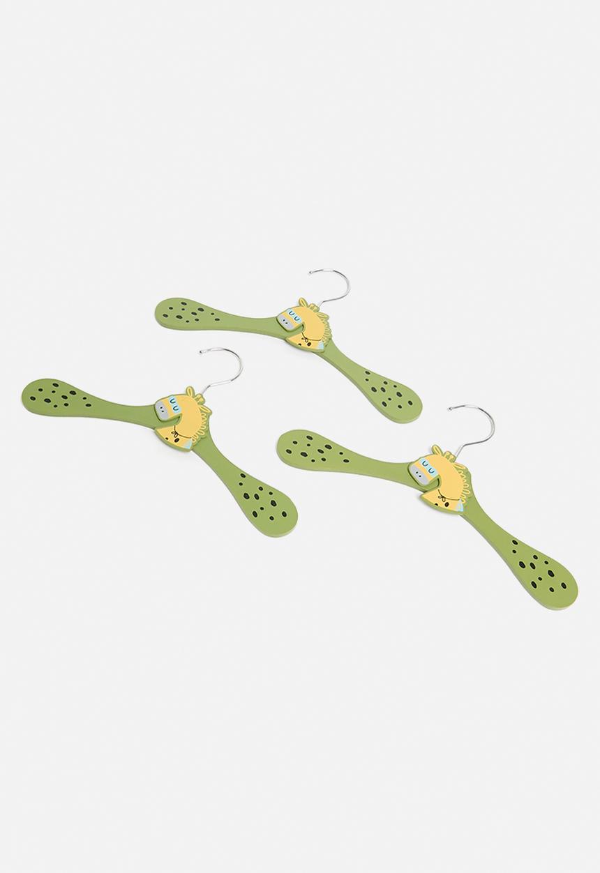 Storage Solutions - 3 pack hanger set - giraffe