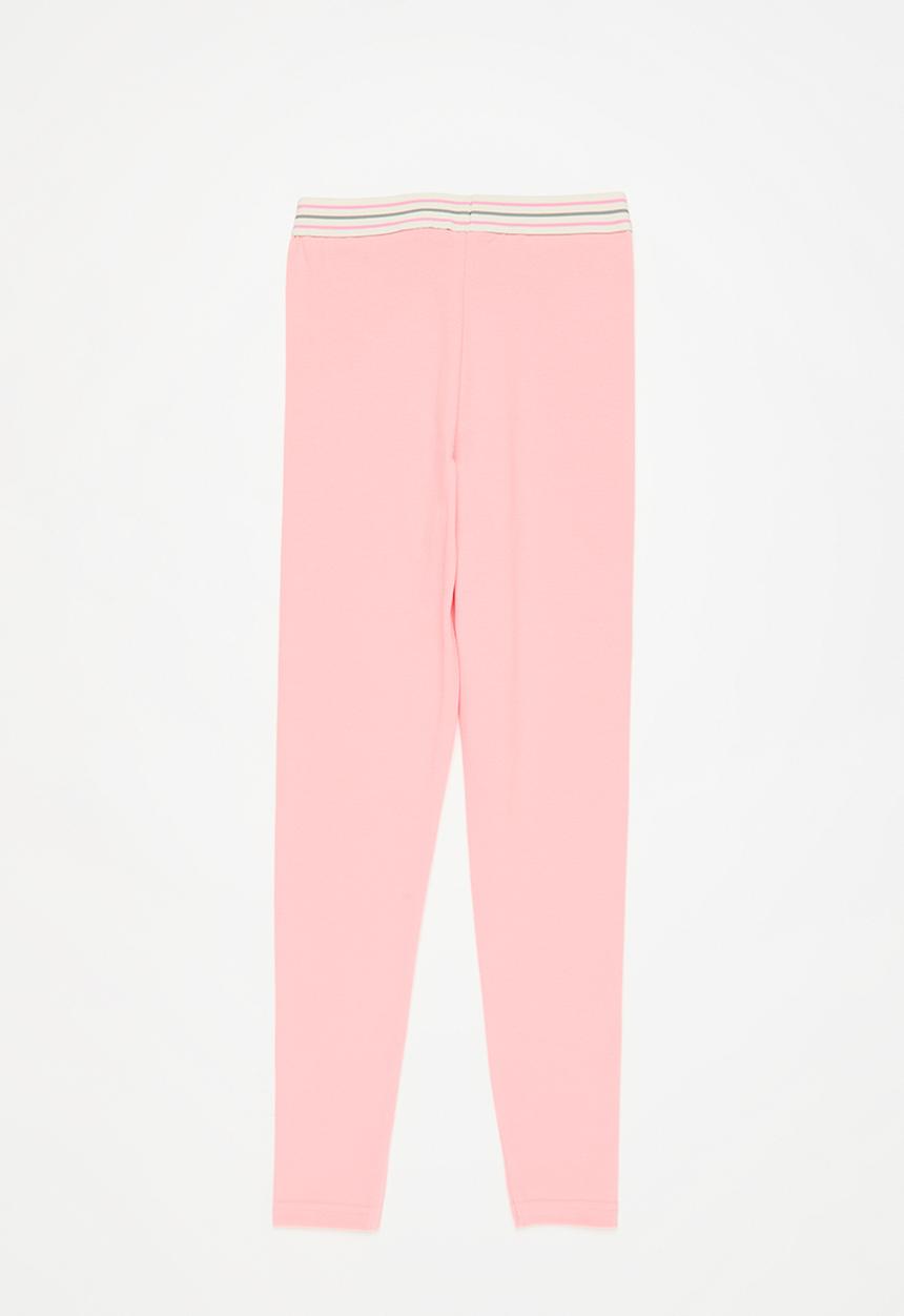 POLO - Girls bianca textured legging - pink