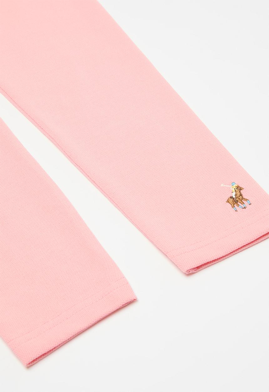 POLO - Girls bianca textured legging - pink