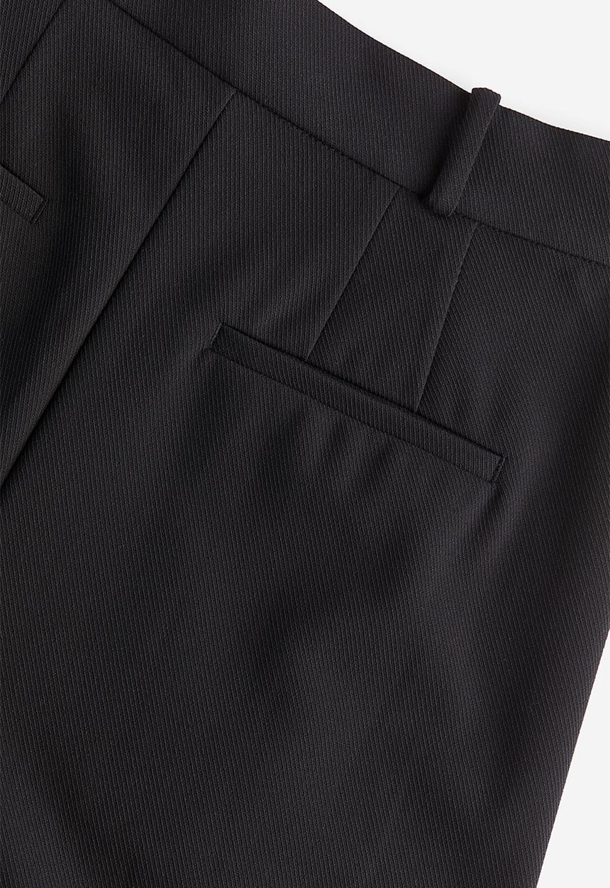 H&M - Tailored jersey trousers - black