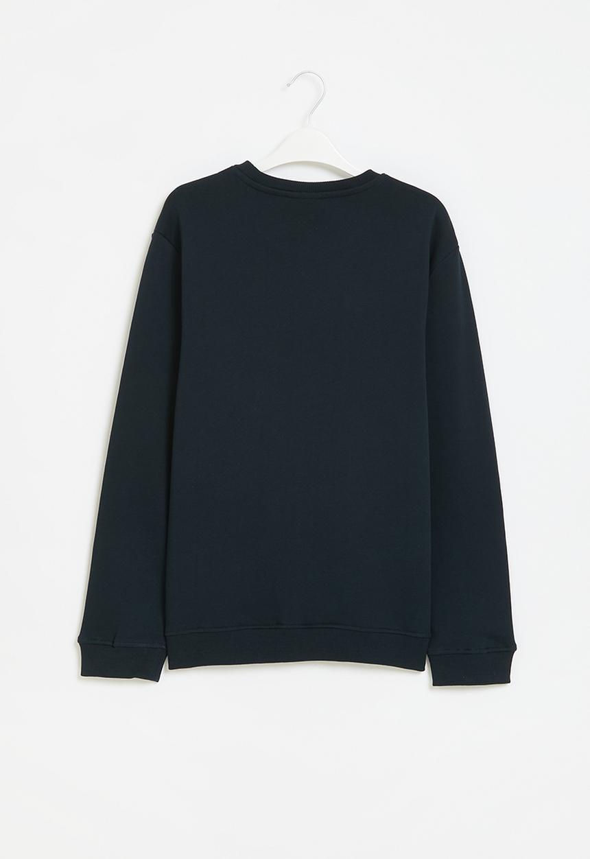 POLO - Boys bradley crested sweater - navy