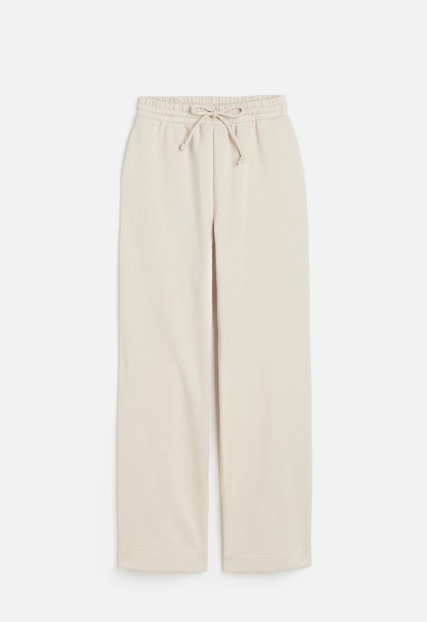 H&M - Wide sweatpants - beige