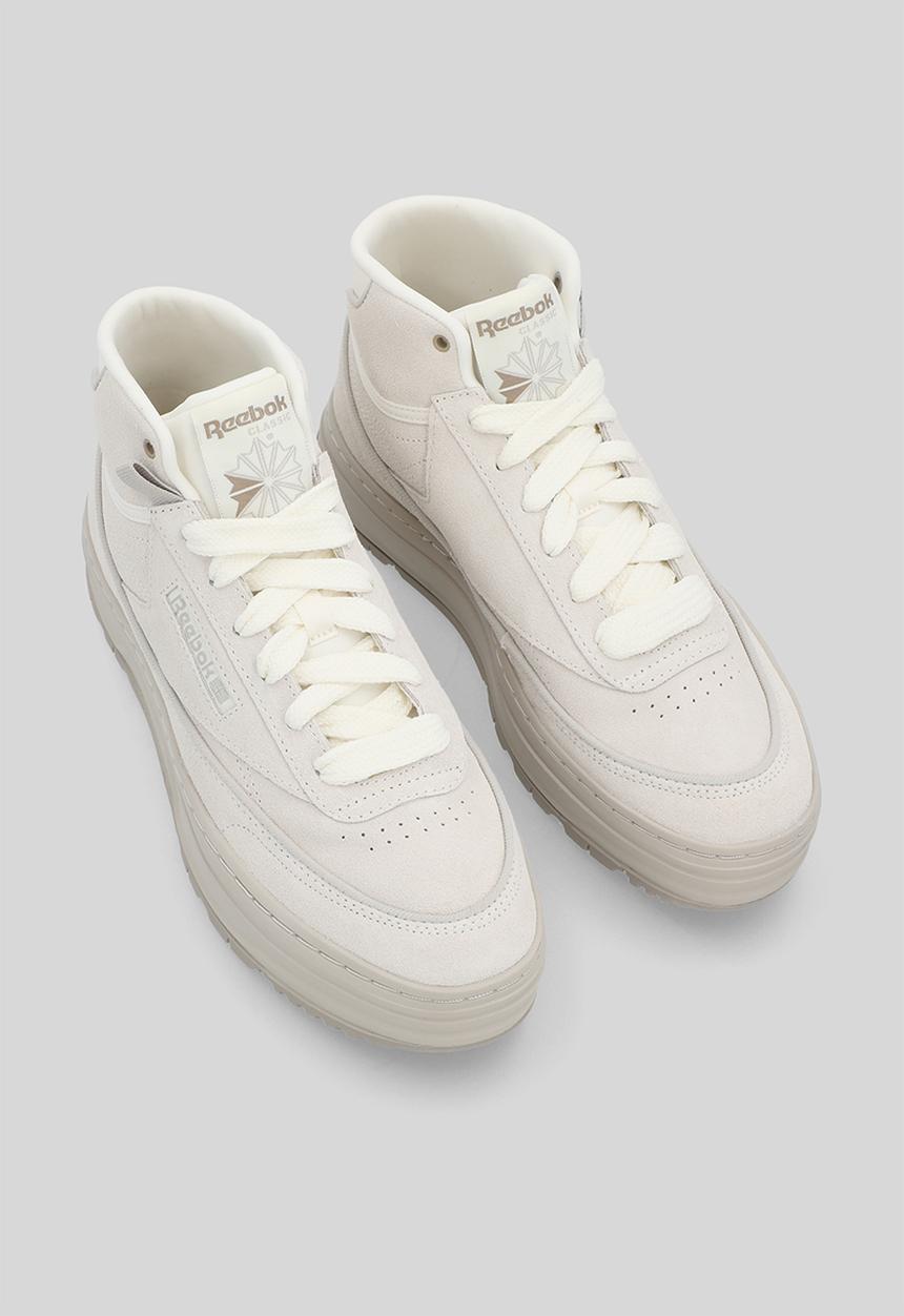 Reebok - Club c geo mid - chalk/moonst/ash