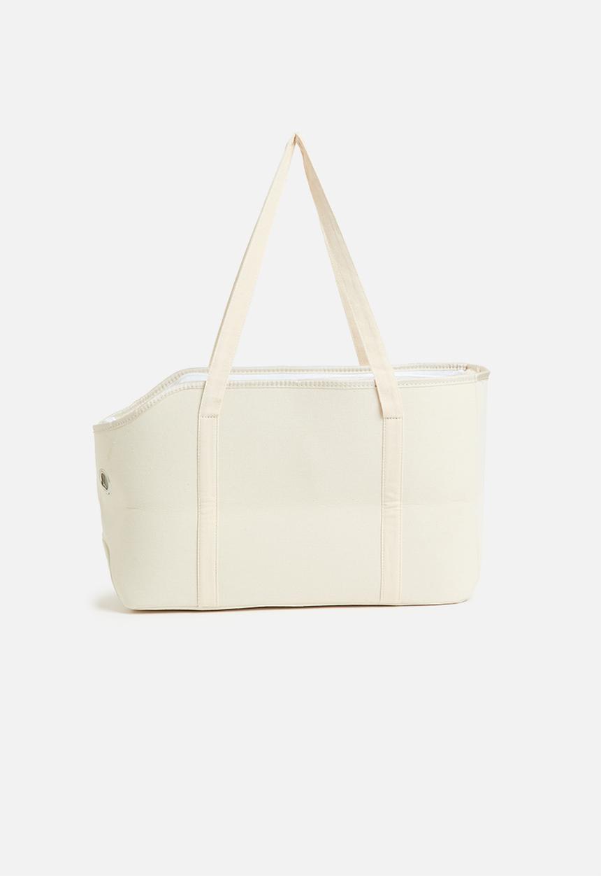 Pet Collection - On the go pet carrier - off white