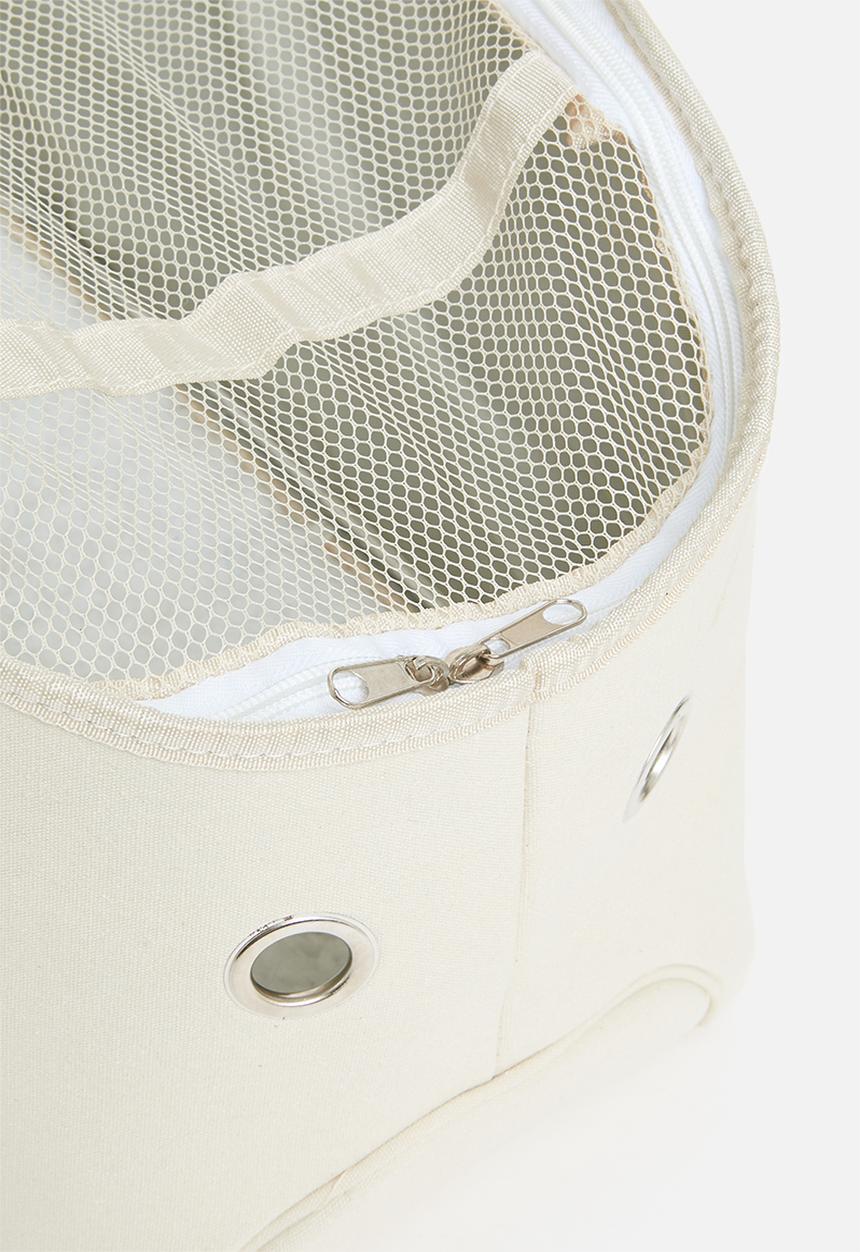 Pet Collection - On the go pet carrier - off white
