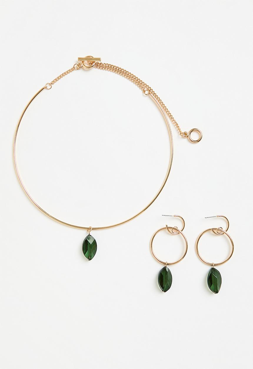 Superbalist - Kyra jewellery pack - gold & geen