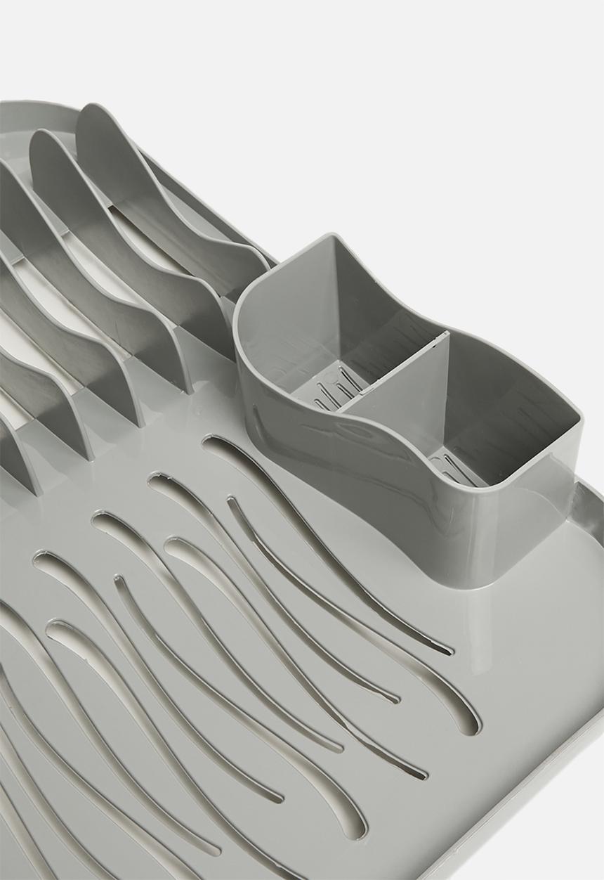 Excellent Houseware - Compact dish drainer - grey