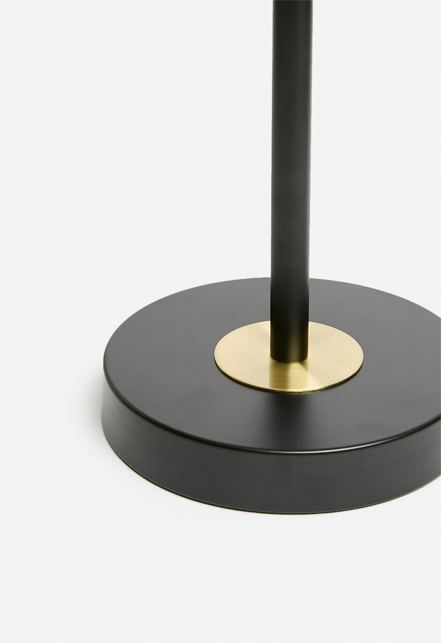 Present Time - Table lamp gold disc - black