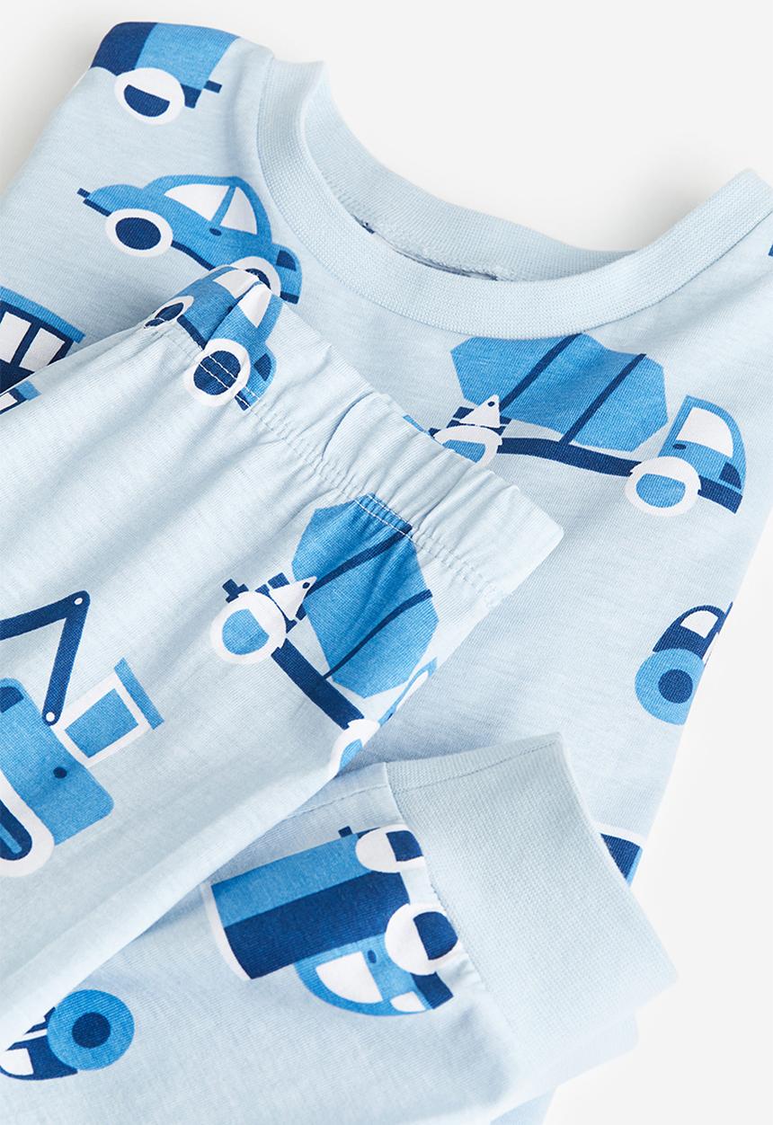 Jersey pyjamas - blue,multi - 0652377057