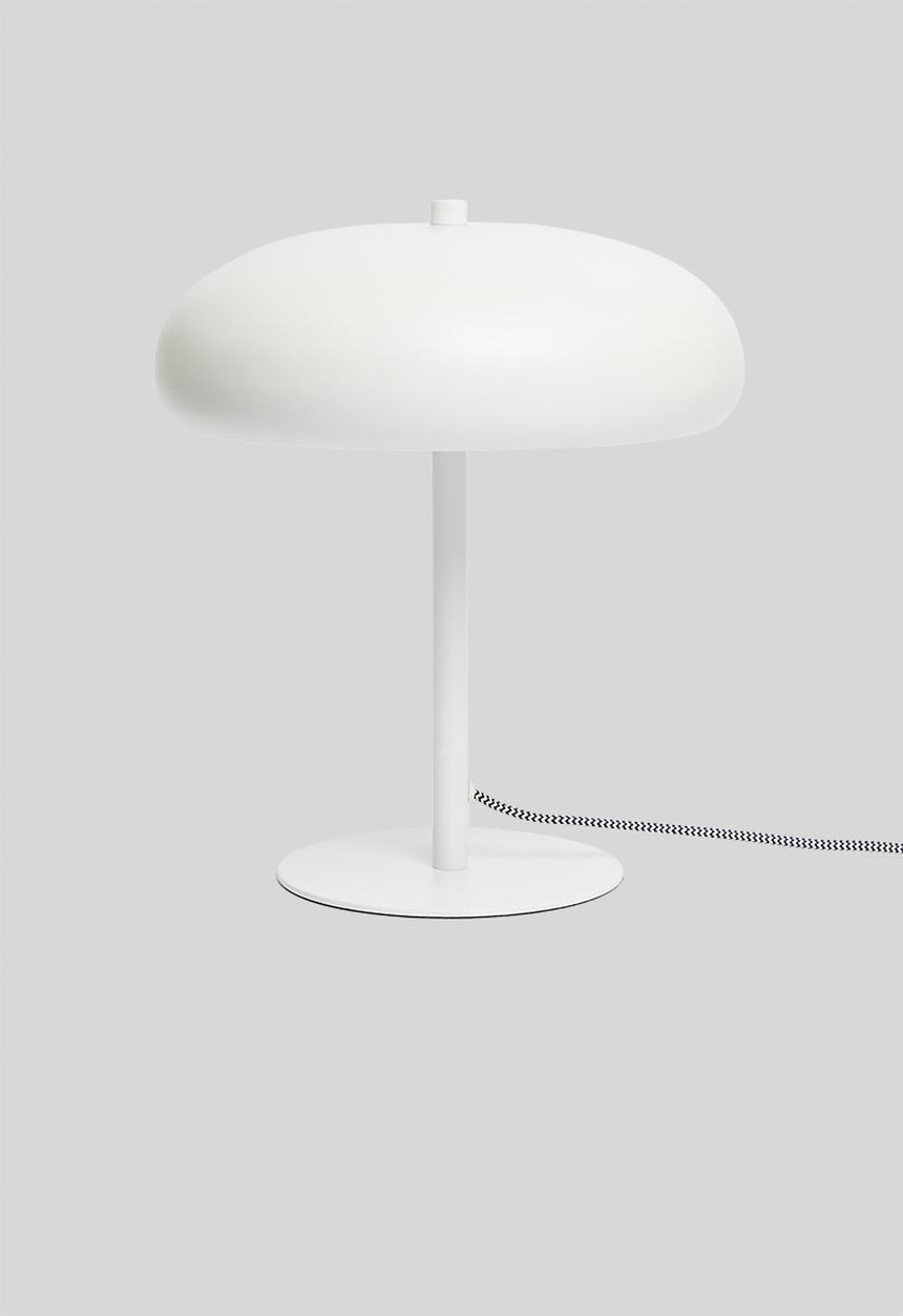 Present Time - Table lamp shroom iron - white
