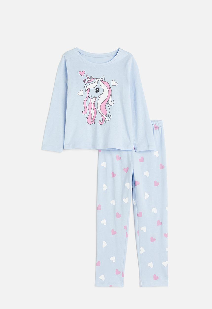 H&M - Cotton jersey pyjamas - blue