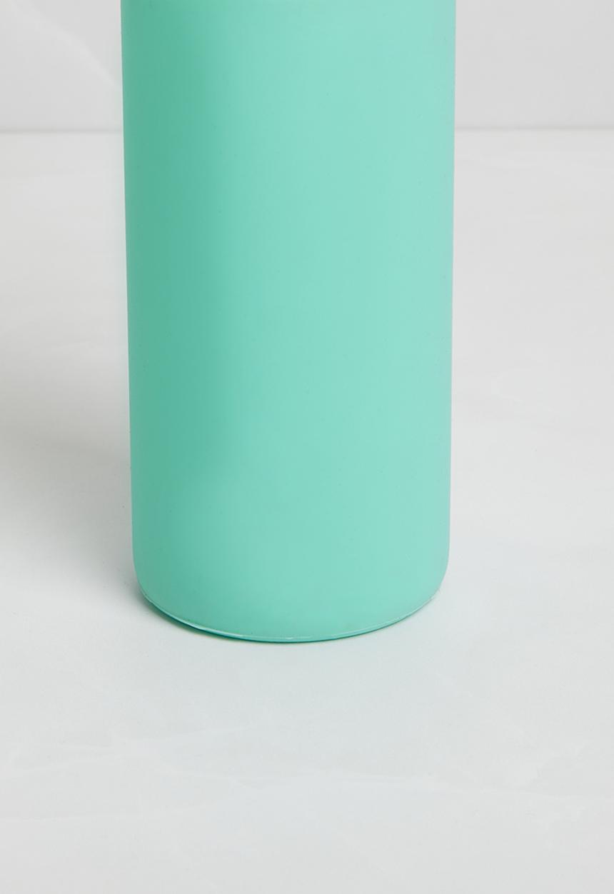 Sixth Floor - Silicone grip glass bottle - blue