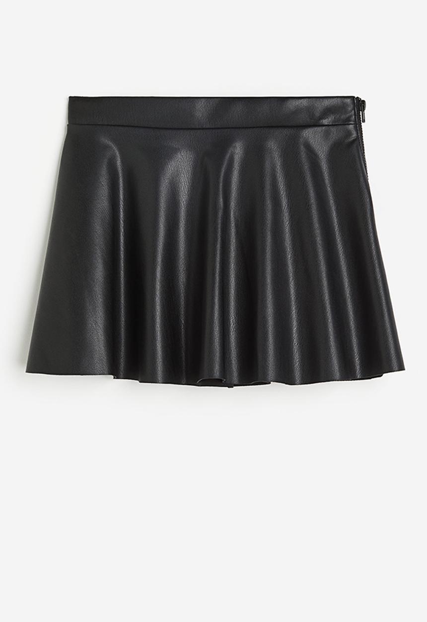 H&M - A-line skirt - black
