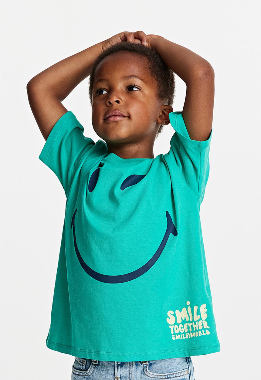 H&M - Oversized printed t-shirt - green