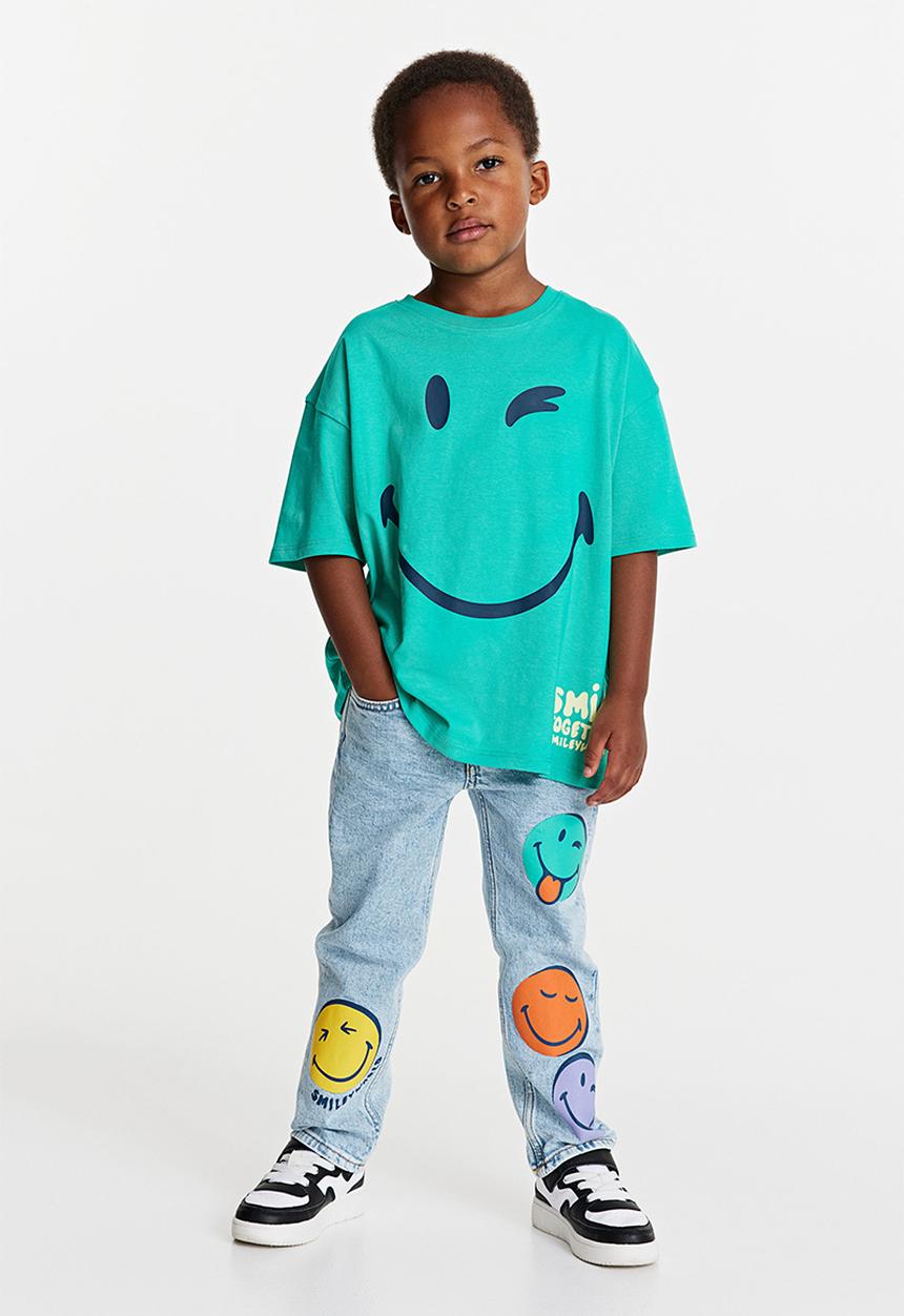 H&M - Oversized printed t-shirt - green