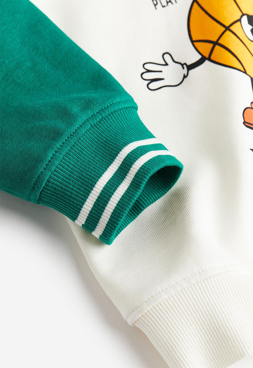 H&M - Printed sweatshirt - white