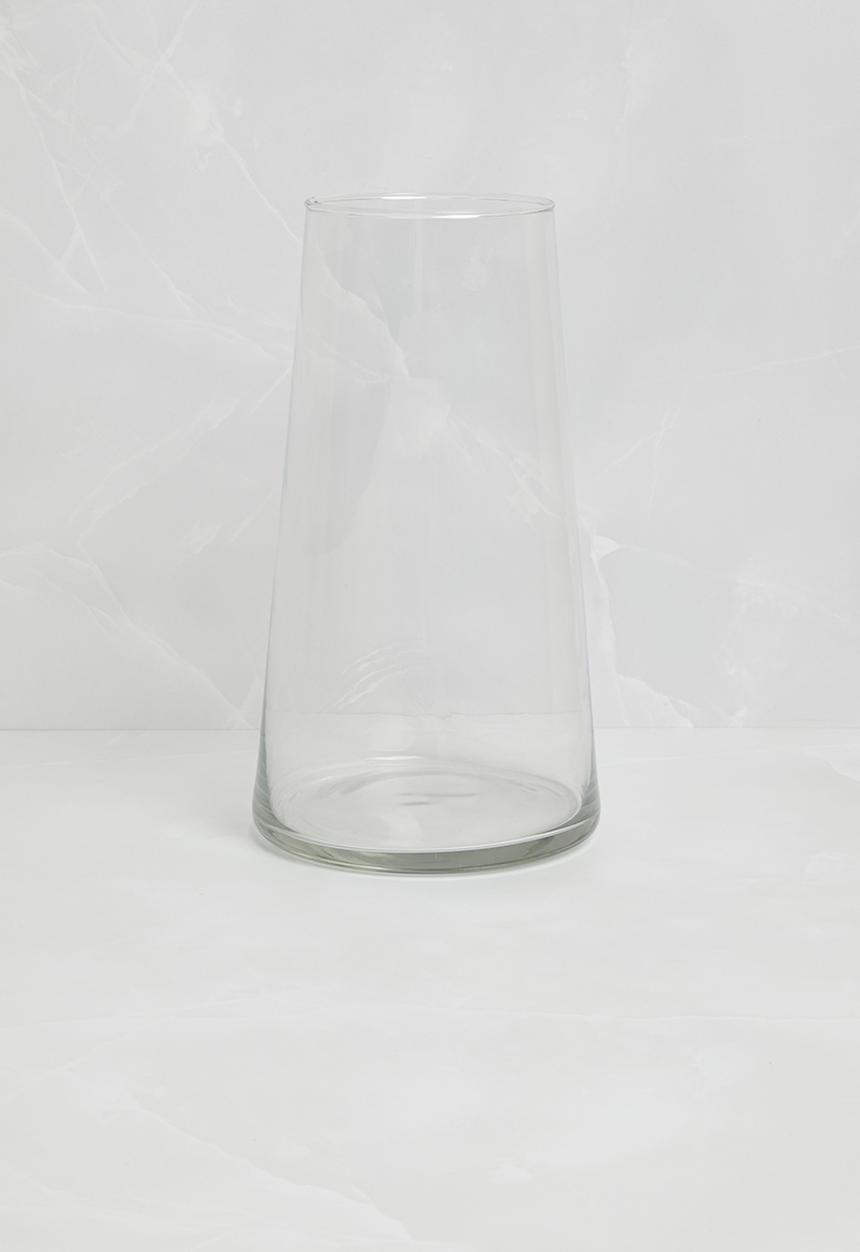 H&S - Spherical glass vase - clear