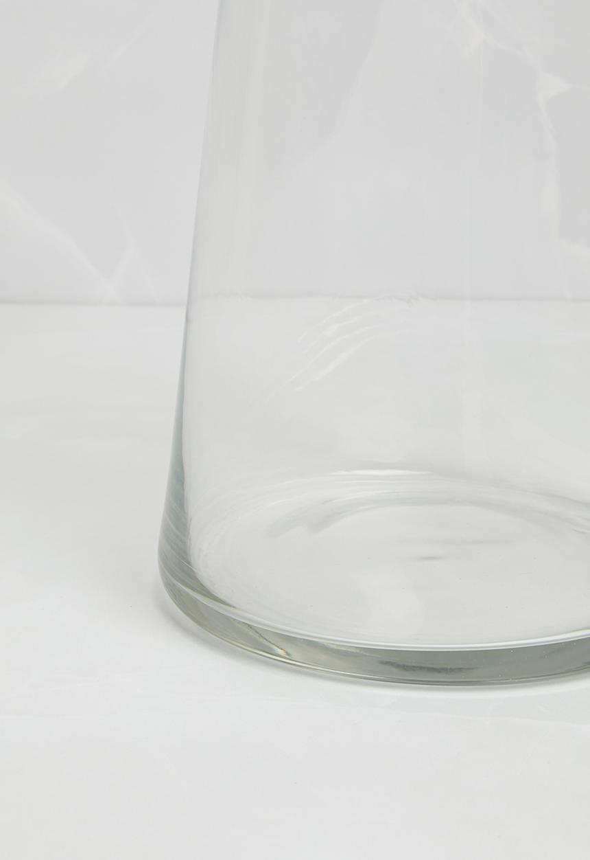 H&S - Spherical glass vase - clear