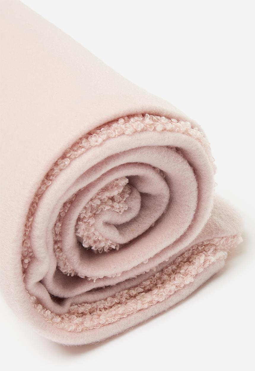 H&S - Teddy blanket - pink