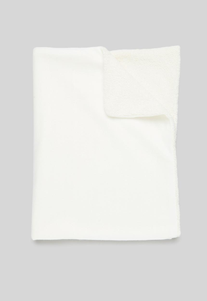 H&S - Teddy blanket - white
