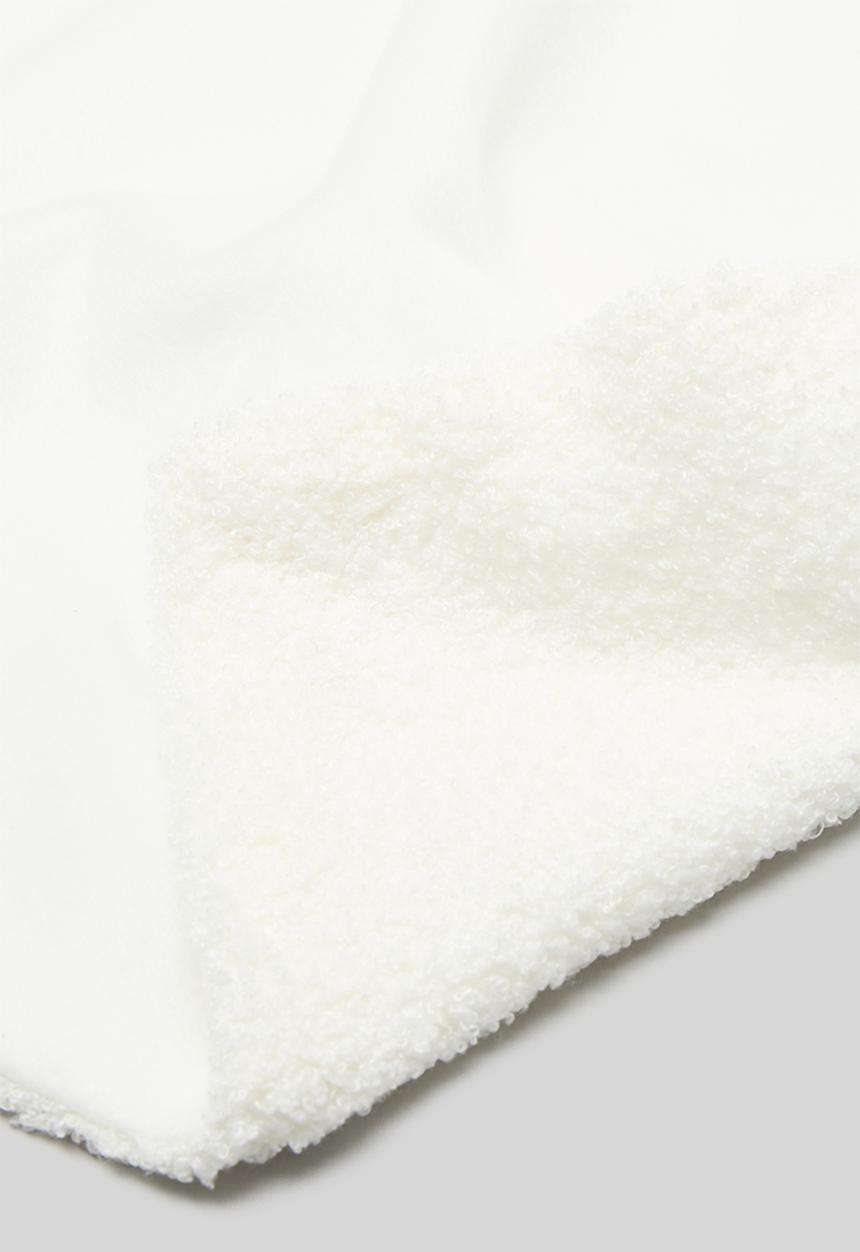 H&S - Teddy blanket - white