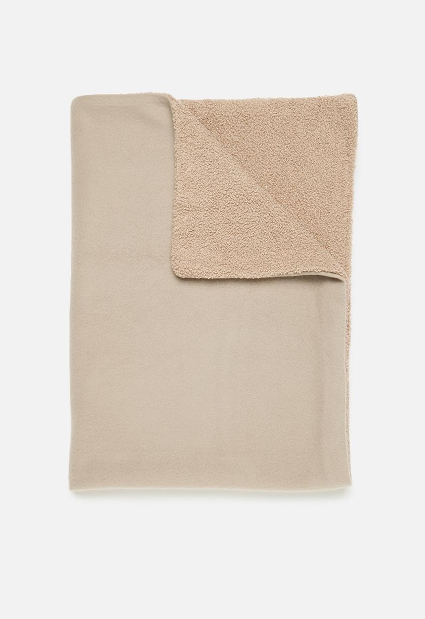 H&S - Teddy blanket - beige