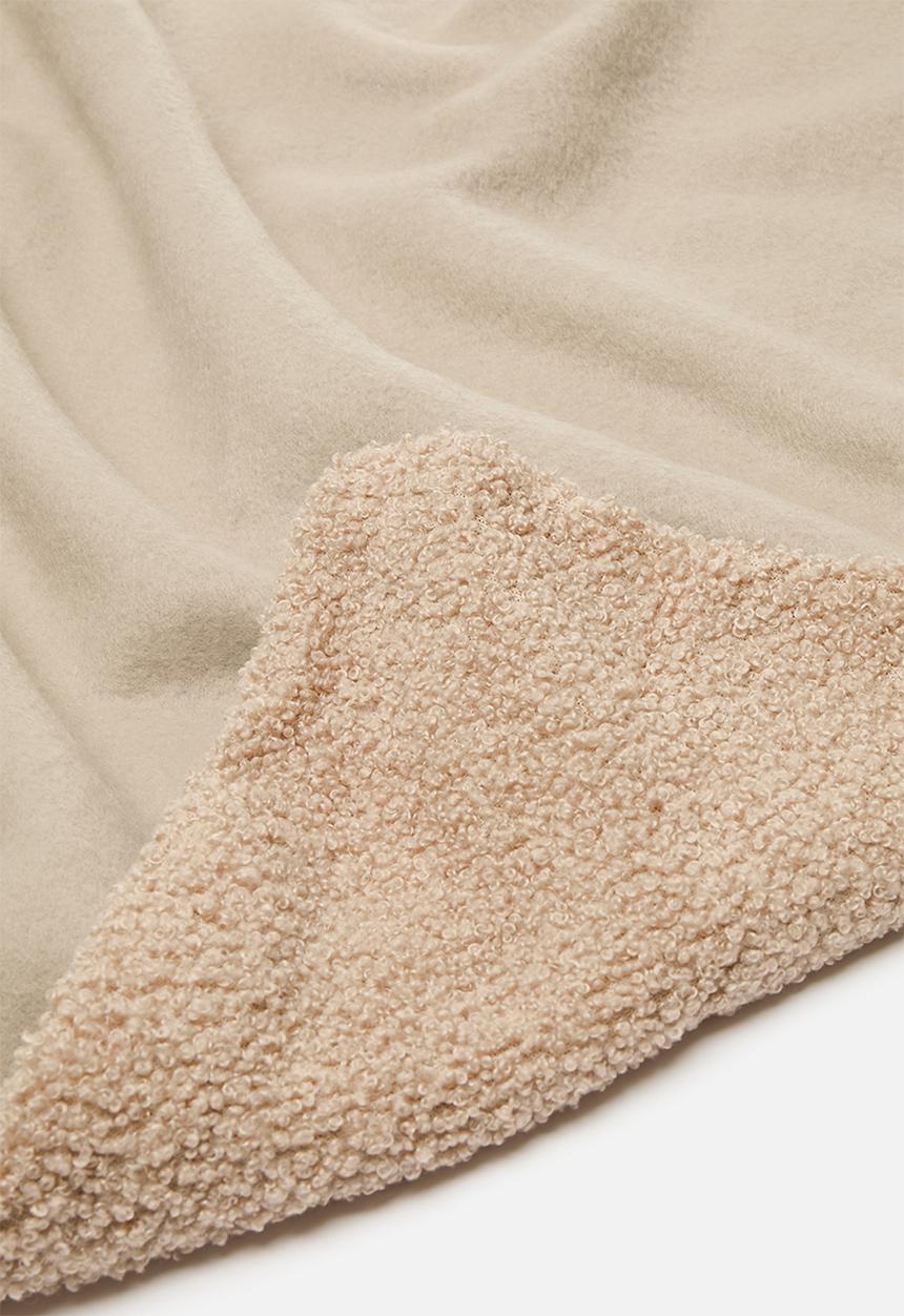 H&S - Teddy blanket - beige