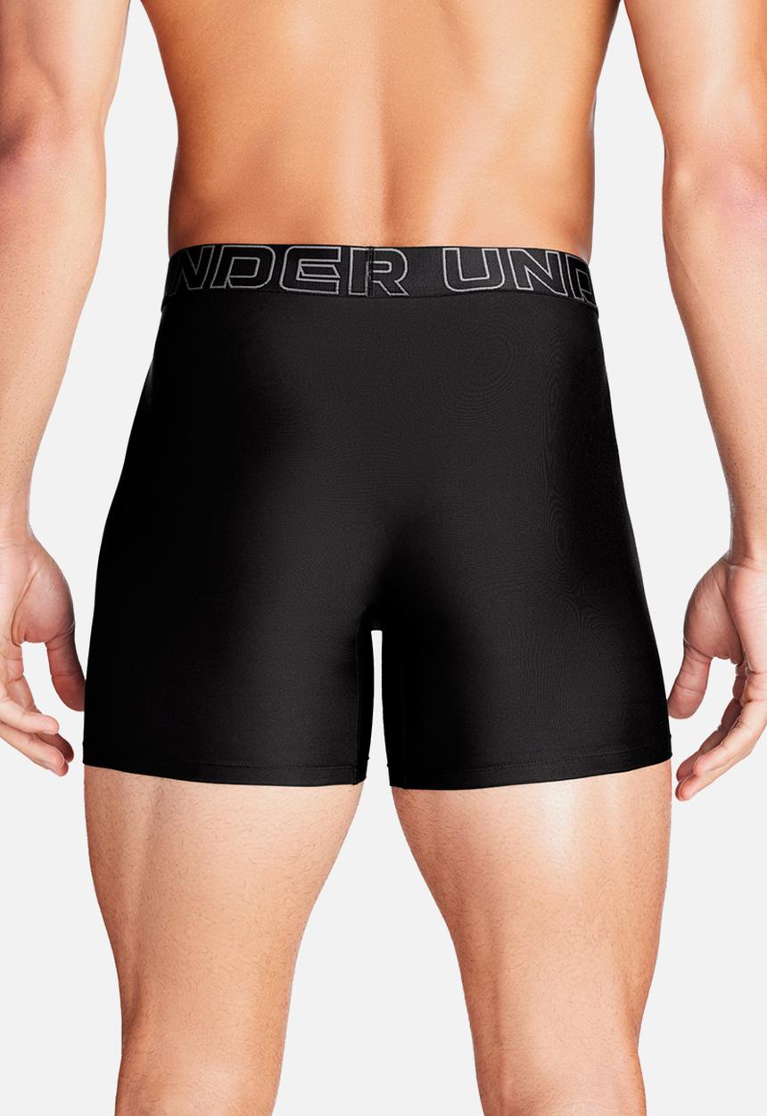 Under Armour - Tech 6" 3 pack solid boxer briefs - black 