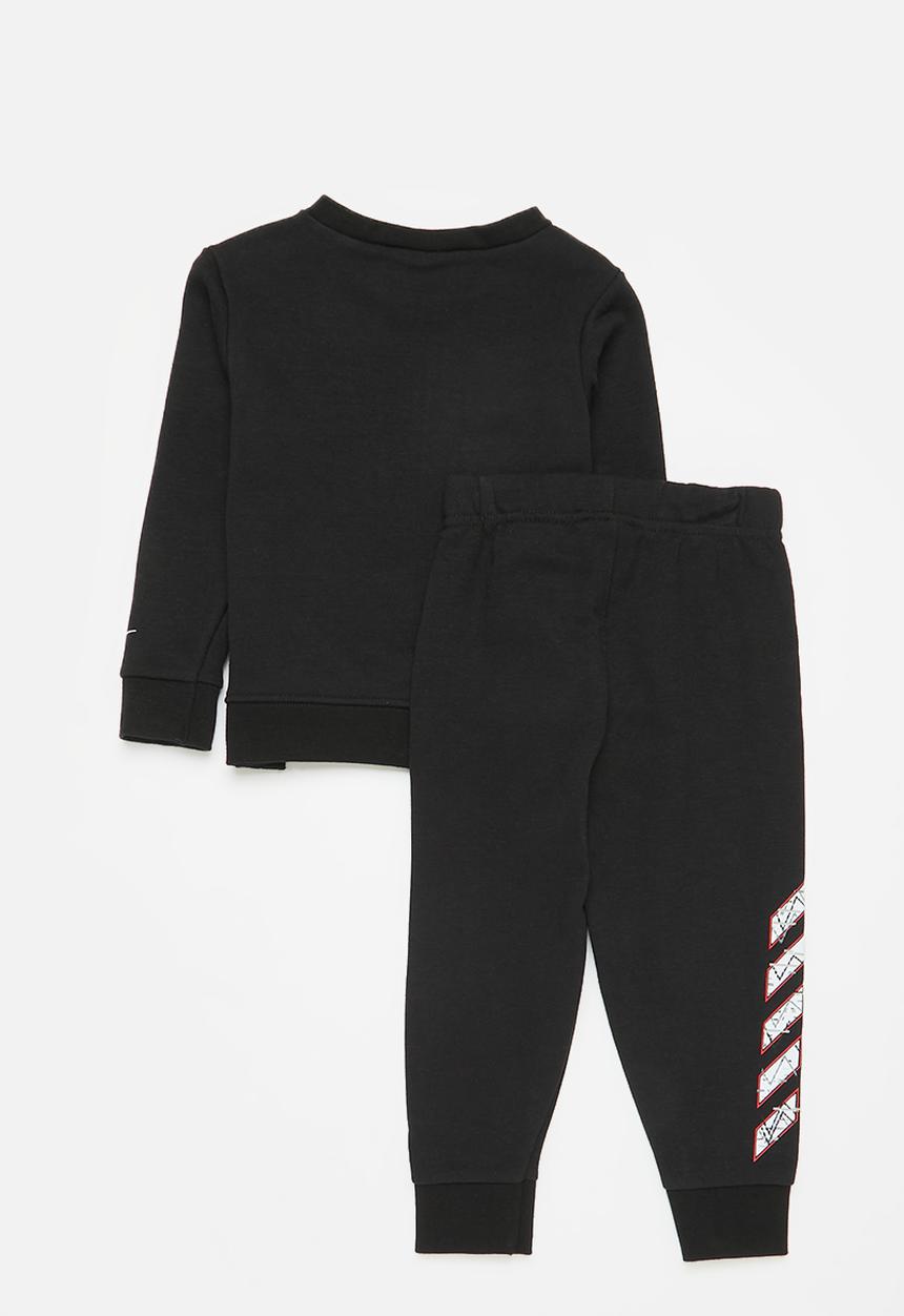 Nike - Nkb b nsw be real crew pant set - black