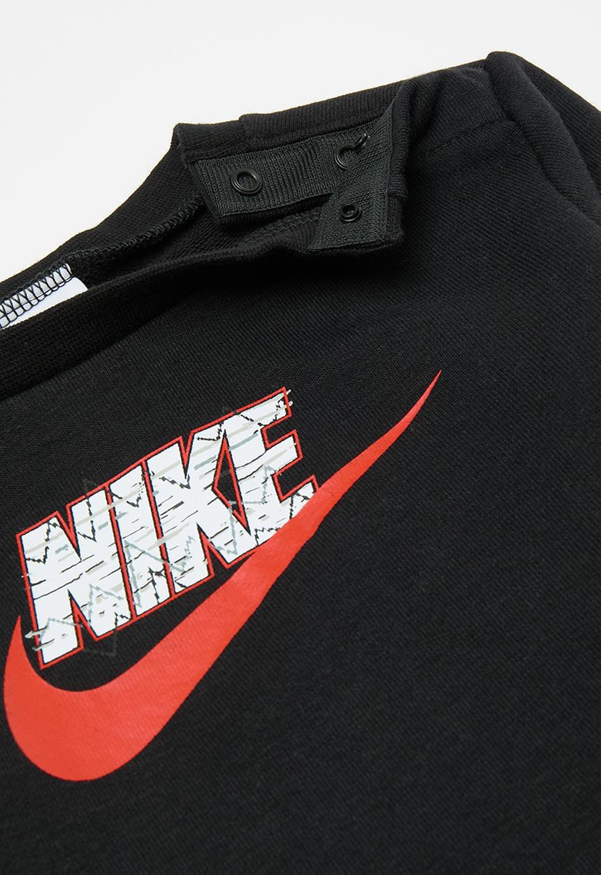 Nike - Nkb b nsw be real crew pant set - black