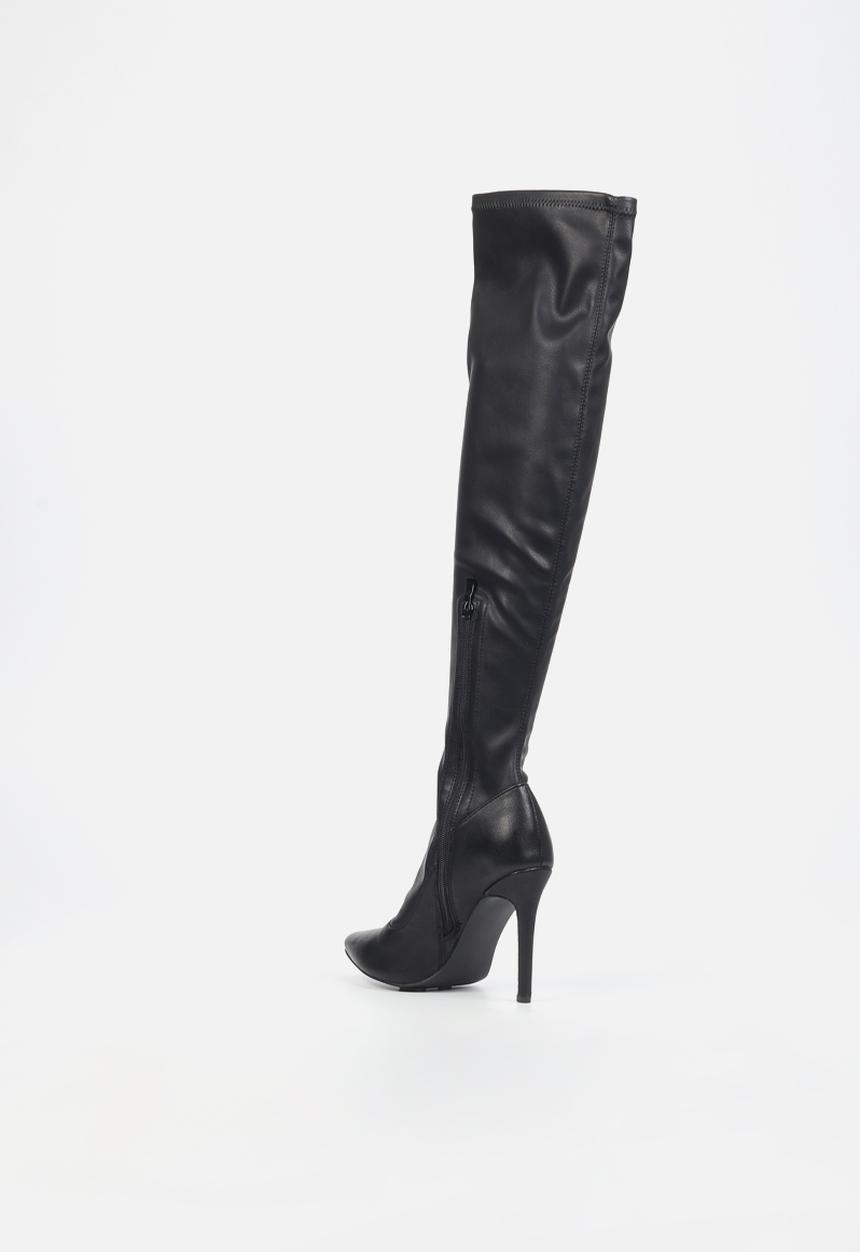 Miss Black - Boss 7 stiletto boot - black