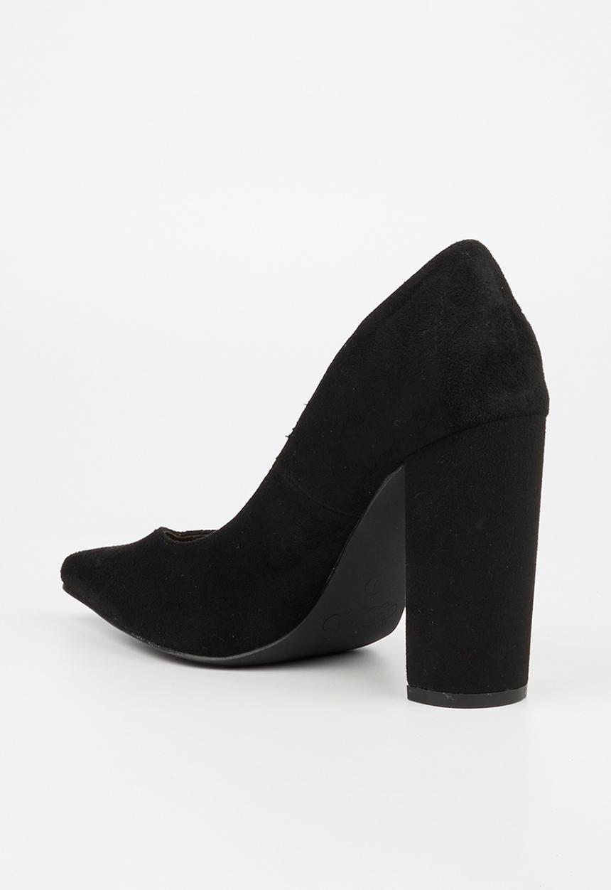Miss Black - Criss 6 block heel court - black