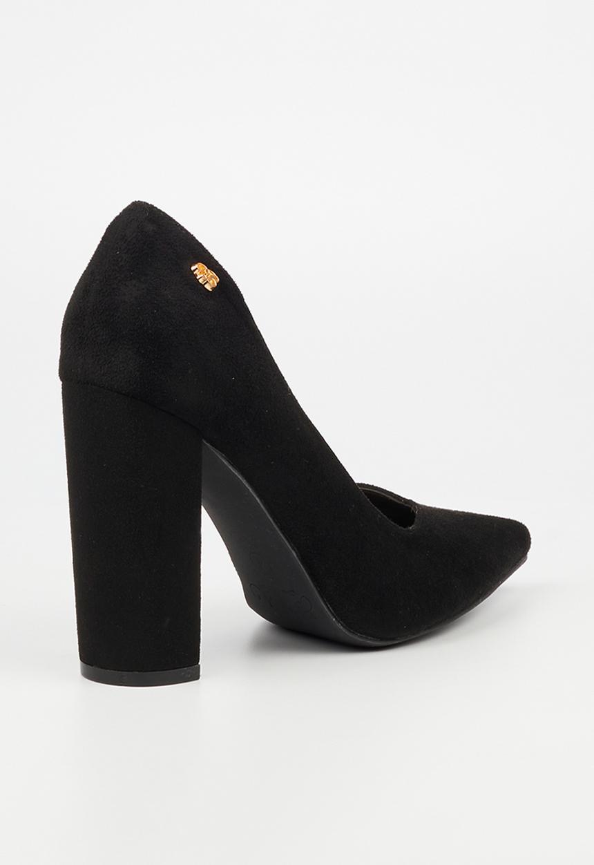 Miss Black - Criss 6 block heel court - black