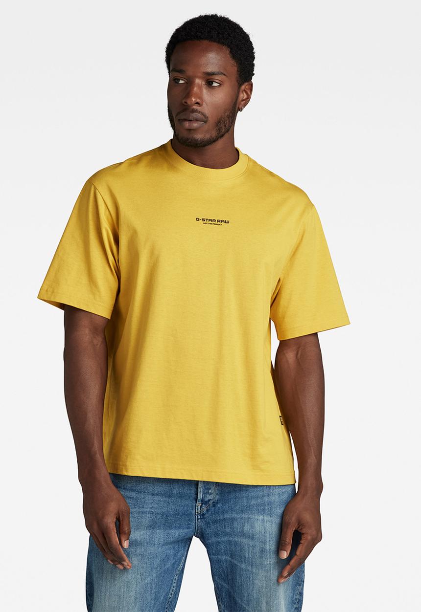 G-STAR - Center chest boxy r t Dry jersey o  - dark lemon