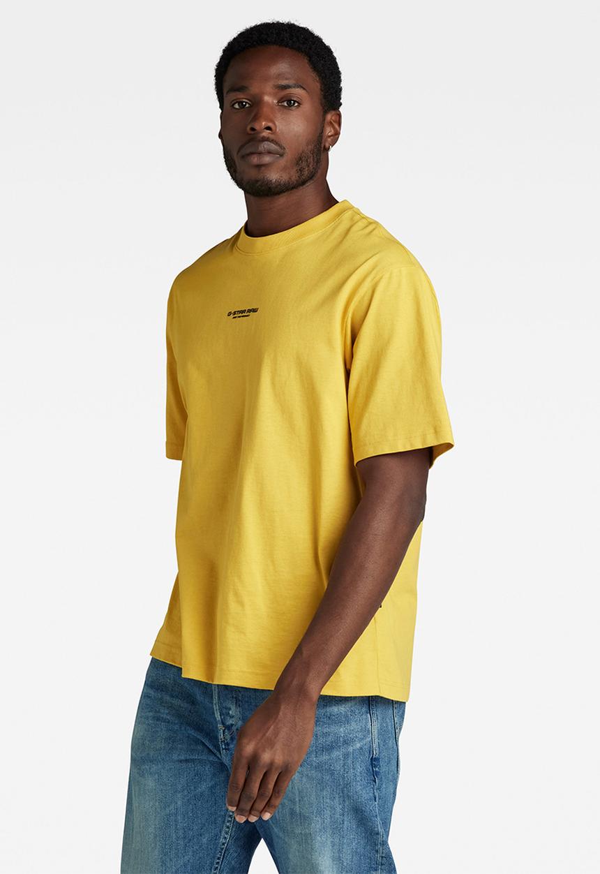 G-STAR - Center chest boxy r t Dry jersey o  - dark lemon